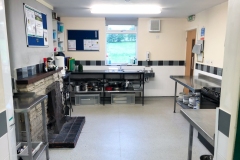 Warren Cottage Kitchen with views out up onto the Cleveland Hills